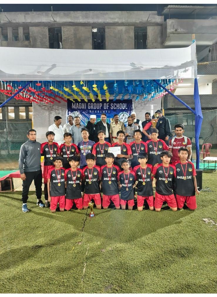 Champions of the football tournament