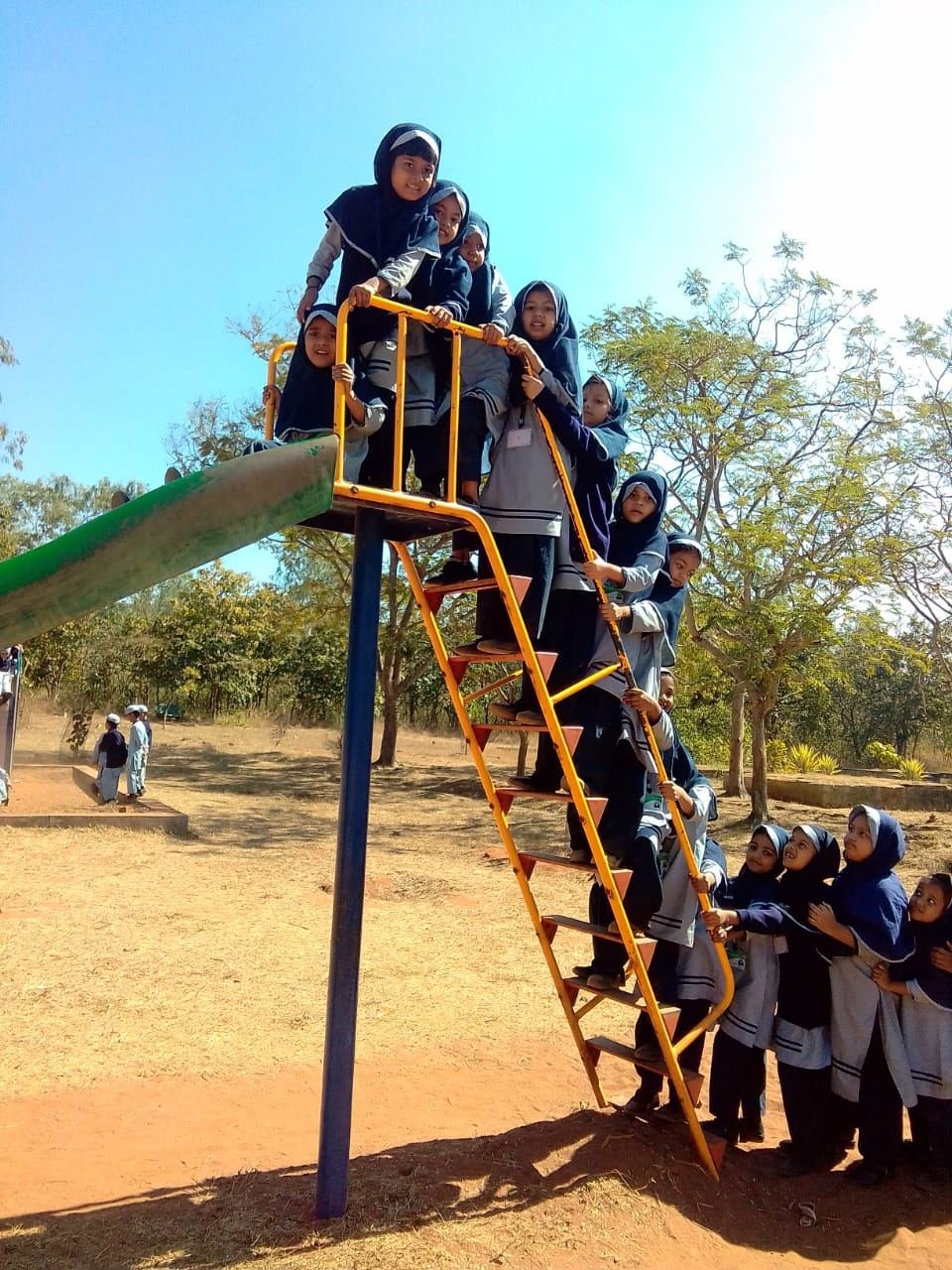Playground fun on the picnic